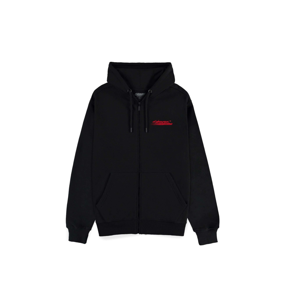 Cyberpunk: Edgerunners - Cyberpunk Edgerunners 2 Key Characters Kapuzenpullover mit Reißverschluss - Schwarz